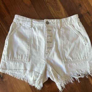 We The Free denim utility shorts